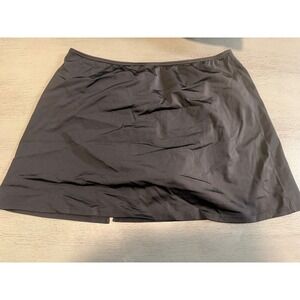 SKIRTED black SUIT YOURSELF   swimsuit bikini bottom size 14